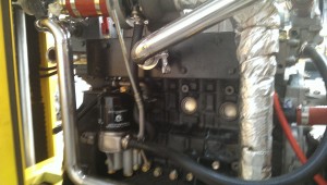 Water cooled exhaust manifold