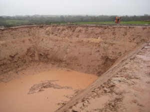 Digestate settling tank